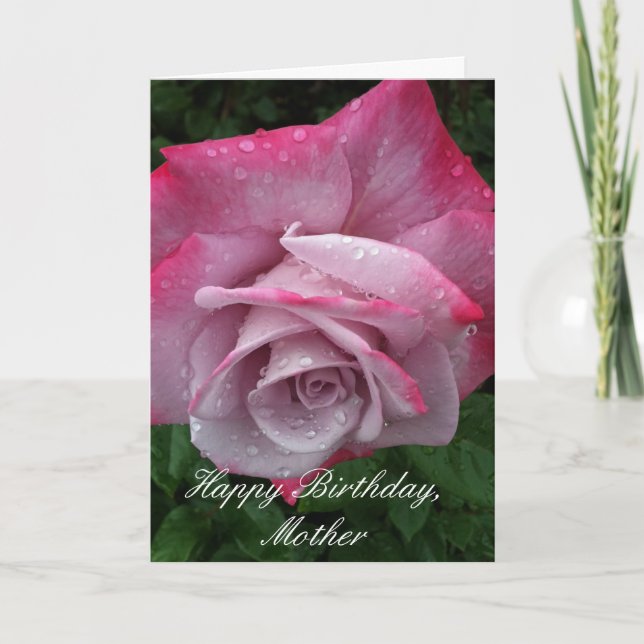Carte rose rose (Devant)