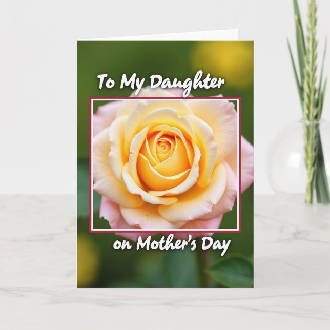 Carte Rose Rose Amour de Mère (Devant)