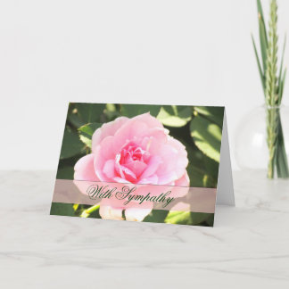 Carte Rose Sympathie