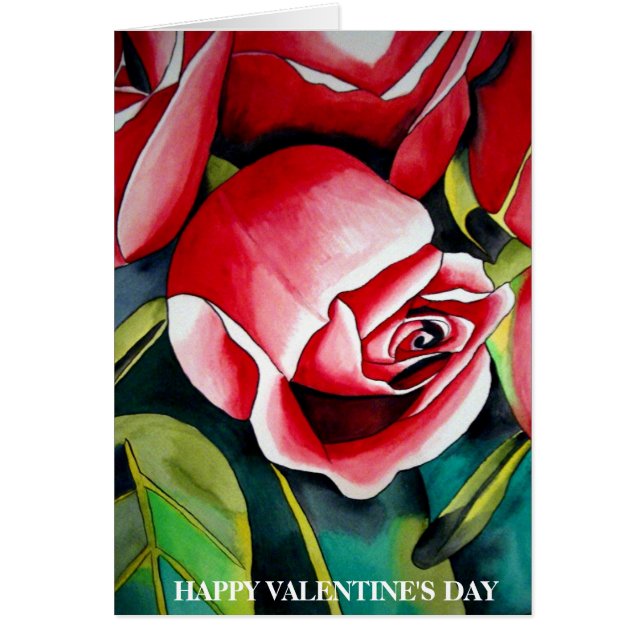 Carte Rosebud Valentine Pink (Devant)