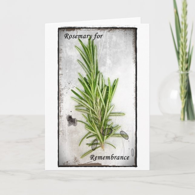 Carte Rosemary (Devant)