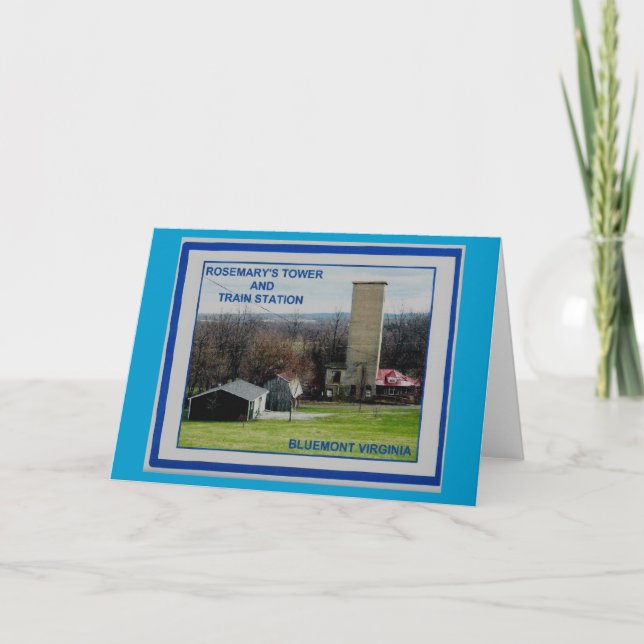 CARTE ROSEMARY'S TOWER & TRAIN STATION 4 (Devant)