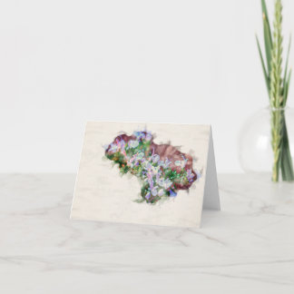 Carte Rosemery Flower Card