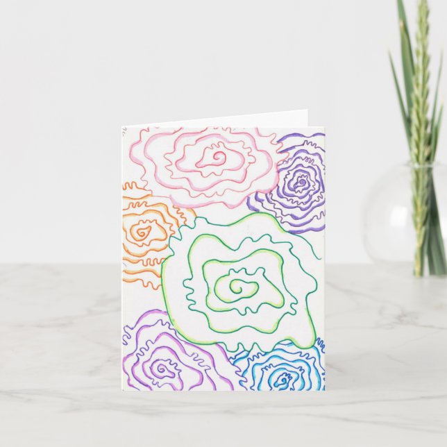 Carte Roses (Devant)