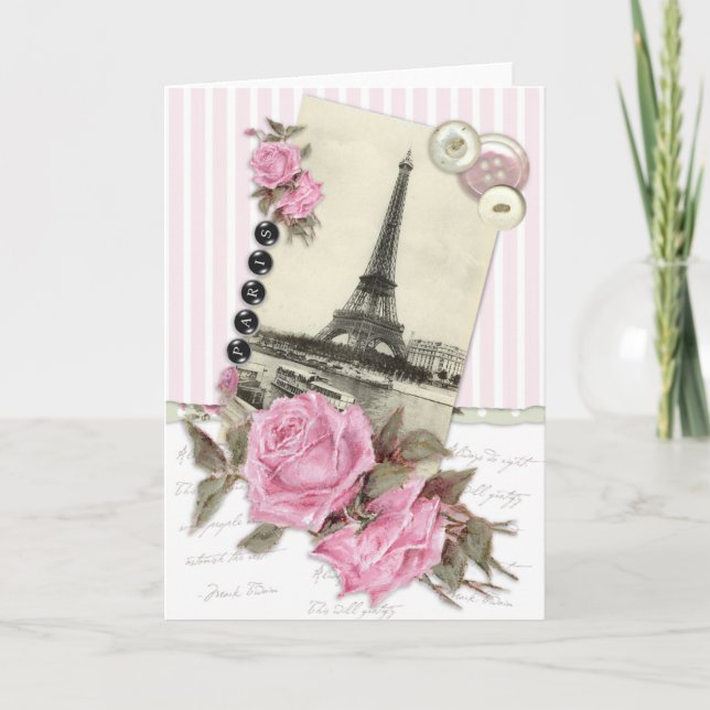 Carte Roses de Paris (Devant)
