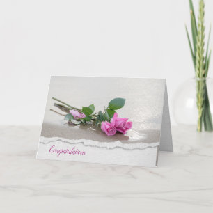 Carte Roses Mariages Roses Sur La Plage