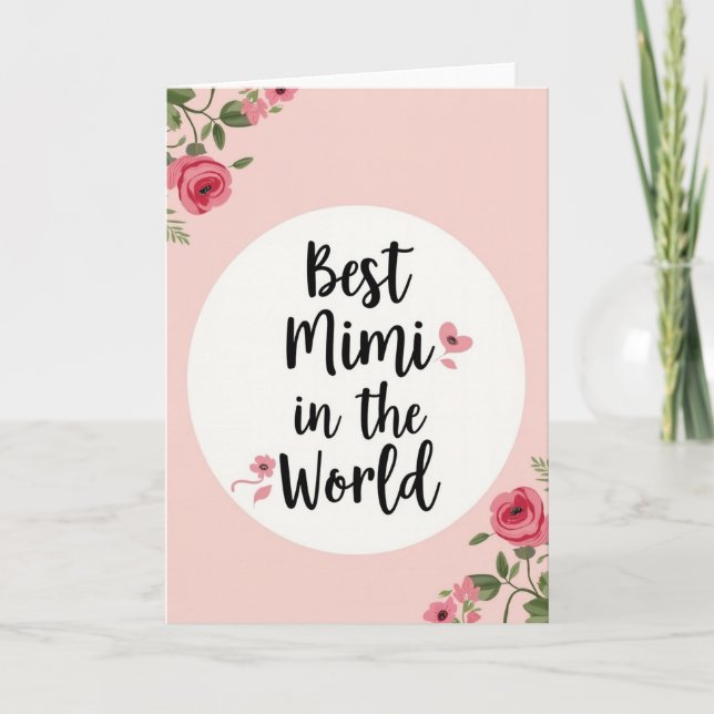 Carte Roses Mimi Douce (Devant)