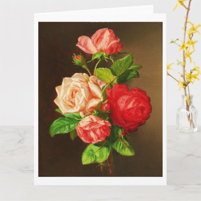 Carte Roses par Andreas Lach Poster (Fleur jaune)