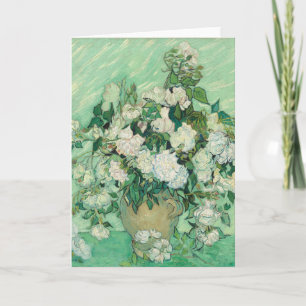 Carte Roses par Vincent Van Gogh