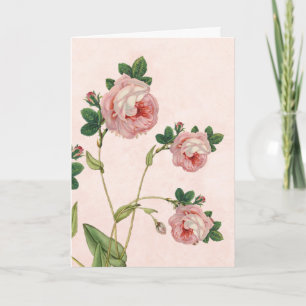 Carte Roses Roses Roses Roses, Quand je suis partie Poèm