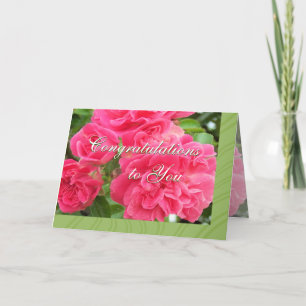 Carte Roses sauvages - -personnaliser toute occasion