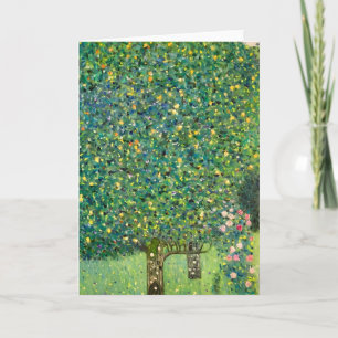 Carte Roses sous les arbres Gustav Klimt  Impression d'a