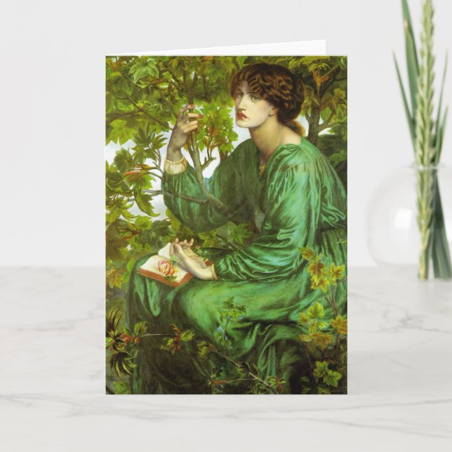 Carte Rossetti The Day Dream (Devant)