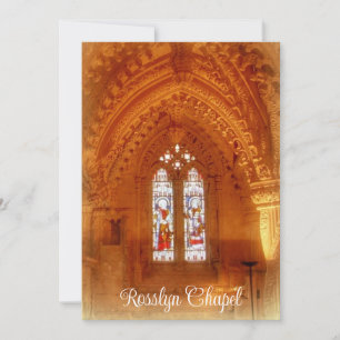 Carte Rosslyn Chapel Salutation intérieure