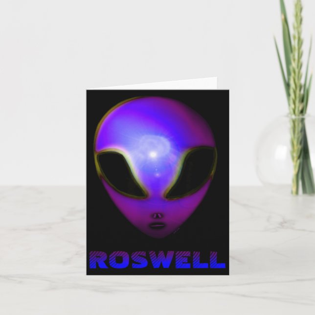 Carte Roswell Nouveau-Mexique Alien  (Devant)