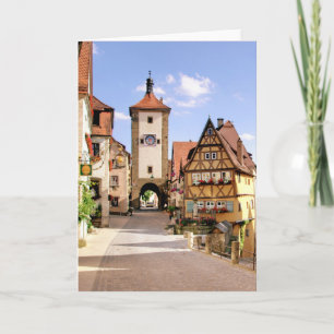 CARTE ROTHENBURG, ALLEMAGNE