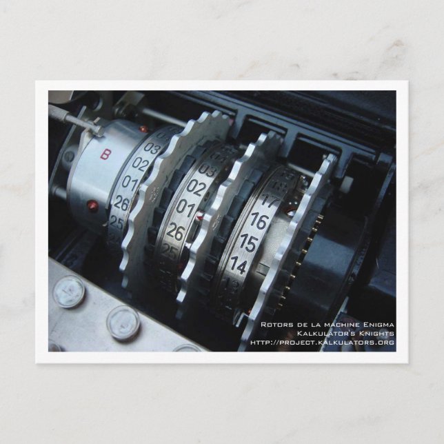 Carte Rotor Enigma (Devant)