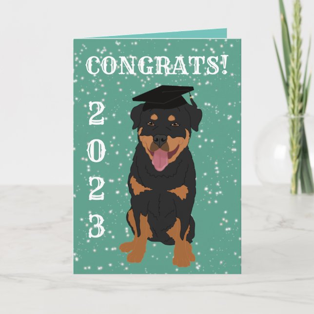 Carte Rottweiler de diplômes (Devant)
