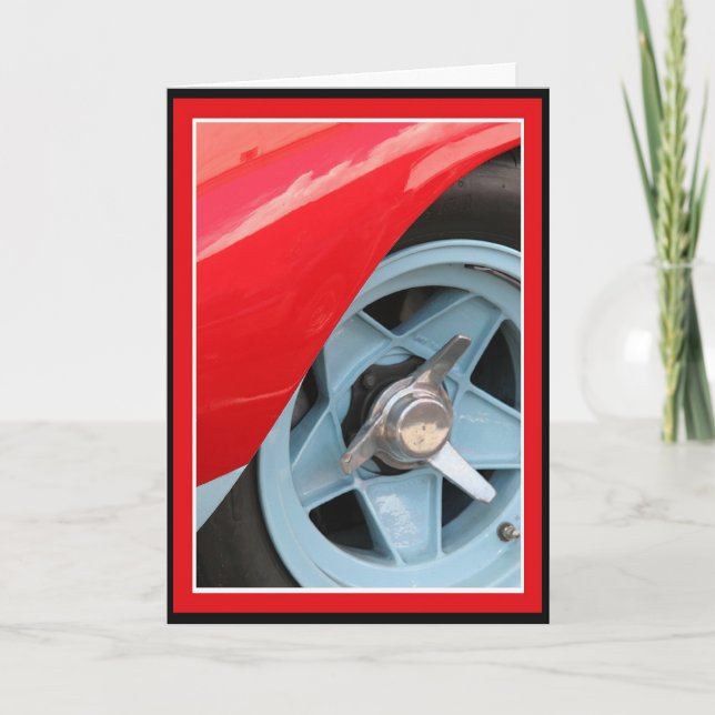 Carte Roue bleue et clapet (Devant)