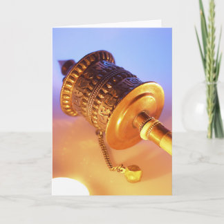 Carte Roue de prière tibétaine