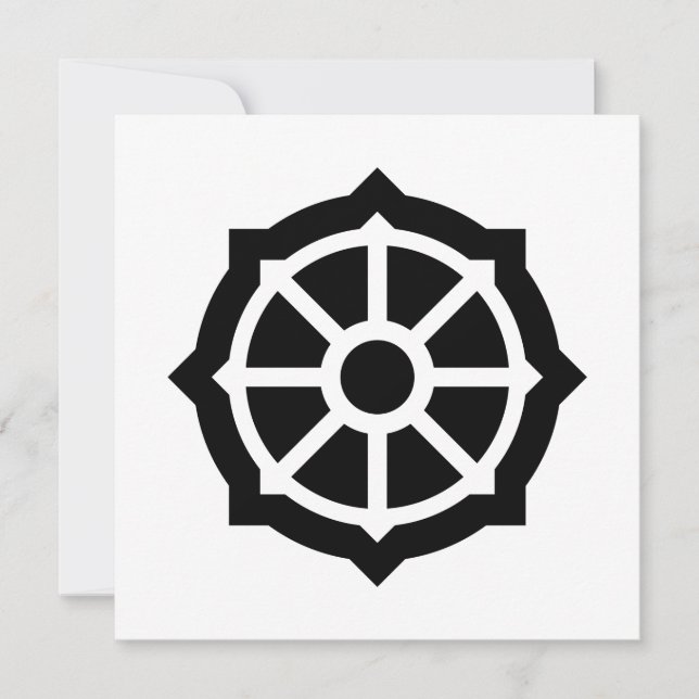 Carte Roue du Dharma (bouddhisme, hindouisme) (Devant)