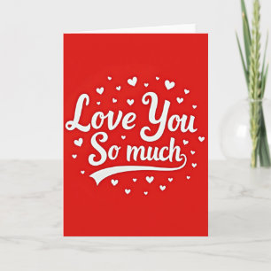 Carte Rouge Amour Romantique