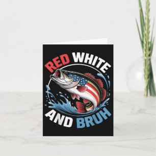 Carte Rouge Blanc & Bruh Funky Pêche 4 juillet Pat