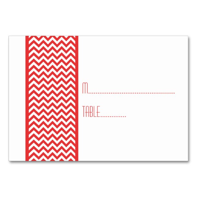 Carte rouge Chevron Border Escort (Devant)