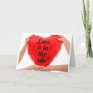 Carte rouge de la Saint-Valentin