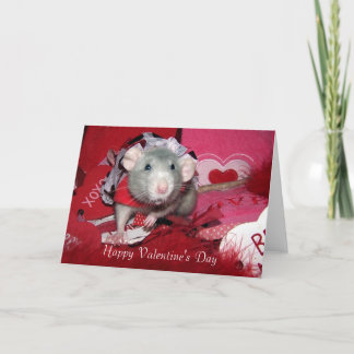 Carte rouge de Saint-Valentin