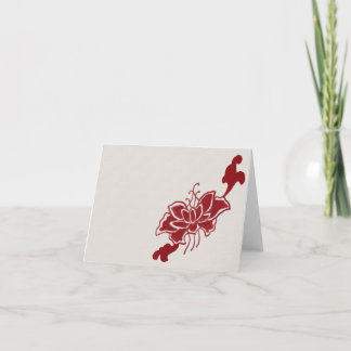 Carte rouge Lotus