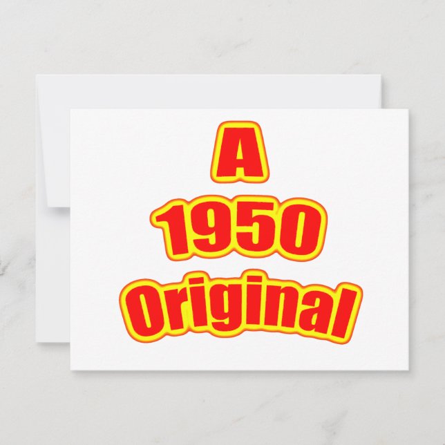 Carte Rouge original 1950 (Devant)