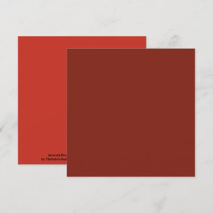 Carte Rouge profond automne saison automne couleur solid