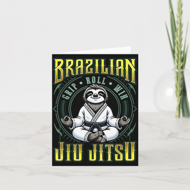Carte Roulade de prise BJJ - Méditation de Jiu Jitsu de  (Devant)