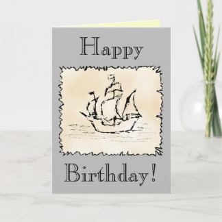 Carte Rouleau de bateau de pirate !  Coutume
