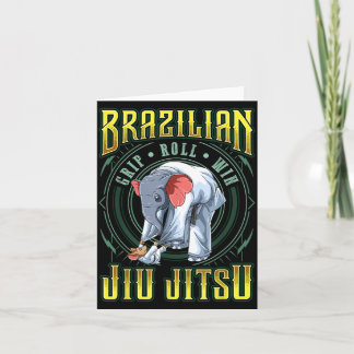 Carte Rouleau de poignée BJJ Gagnez - Éléphant de Jiu Ji