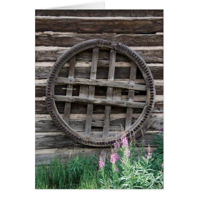 Carte roulette rustique (Devant)