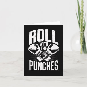 Carte Roulez Avec Des Punches Boxe Hommes Inspirationnel