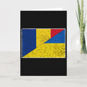 Carte Roumanie Drapeau Ukraine Fierté Roumaine Ukrainien