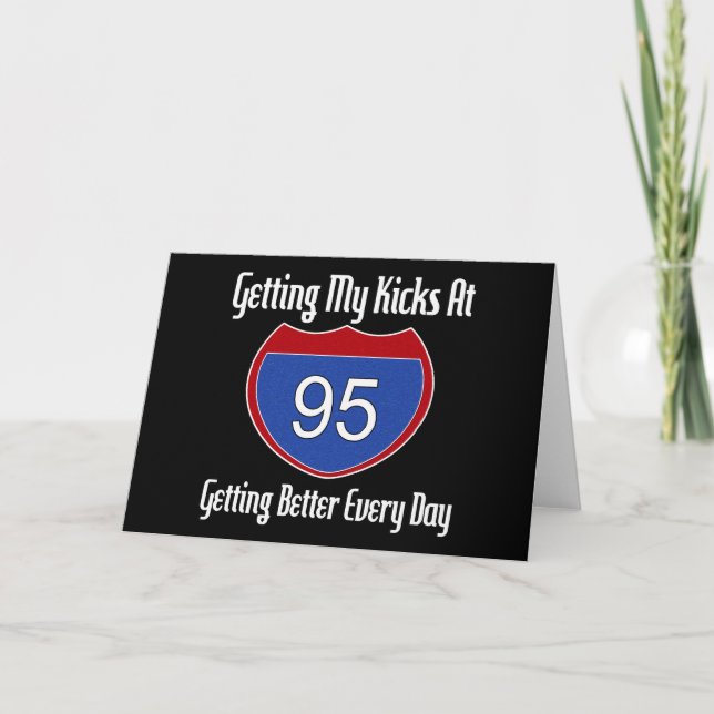 Carte Route 66 95e anniversaire (Devant)