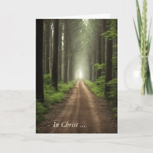 Carte Route de terre sympathique en forêt