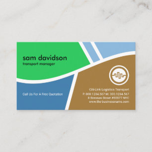 Carte routière de topographie simple Transport log