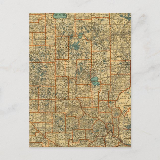 Carte routière du Minnesota (Devant)