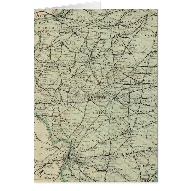 Carte routière officielle de l'Illinois (Devant)
