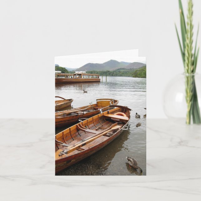 Carte Row Boats: Derwentwater (Devant)