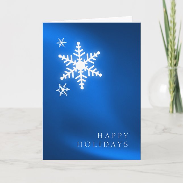 Carte Royal Blue des Flammes de neige (Devant)