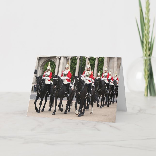 Carte Royal Household Cavalry, Londres, Angleterre (Devant)