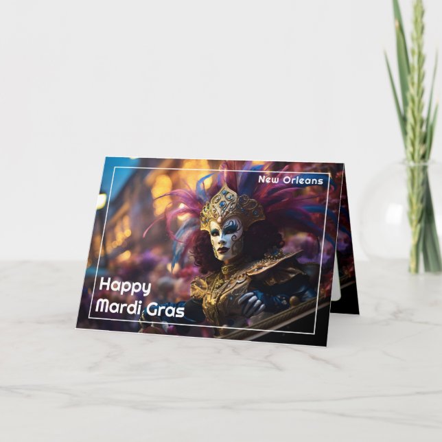 Carte 💚 💜 💛 Royal Regalia : Mardi Gras Extravaganza (Devant)