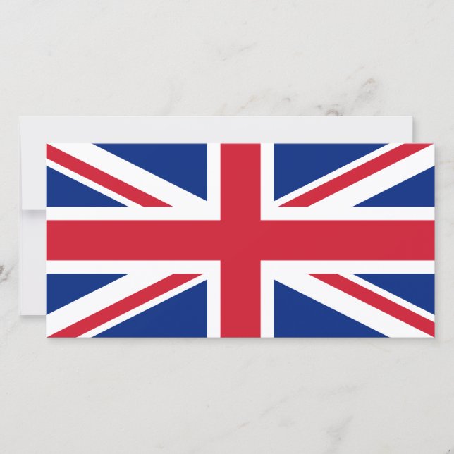 Carte Royaume-Uni (British Flag) (Union Jack) (Royaume-U (Devant)