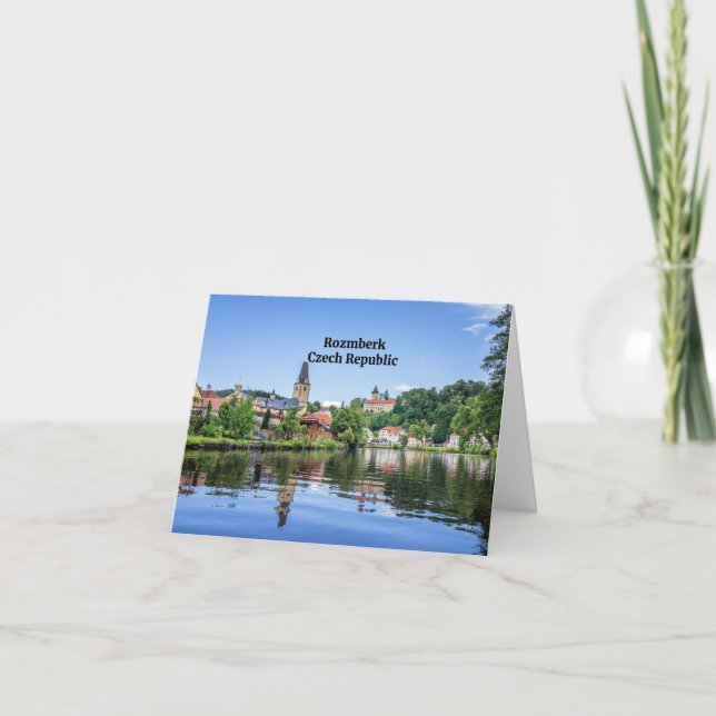 Carte Rozmberk, République tchèque, (Devant)